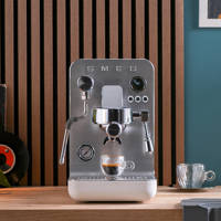 EMC02WHMUK Mini Pro Espresso Coffee Machine in Matte White